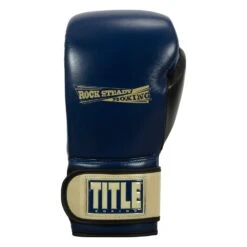 TITLE Boxing Rock Steady Leather Training Gloves -Sports Boxing RSBVLTTG BL TN 3