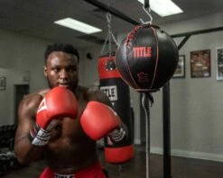 TITLE Boxing Retro Style Leather Double End Bag 8 TITLE Boxing Retro Style Leather Double End Bag -Sports Boxing RSLDEB 7