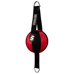 SCYntz Leather Double End Bag -Sports Boxing SCYDEB RD BK 2