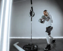 SCYntz Leather Double End Bag -Sports Boxing SCYDEBGRBK 1