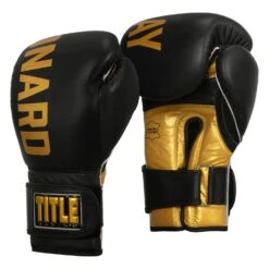 TITLE Boxing Sugar Ray Leonard Leather Bag Gloves -Sports Boxing SRLBG 3
