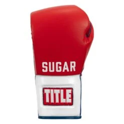TITLE Boxing Sugar Ray Leonard Signature Leather Sparring Gloves -Sports Boxing SRLSLSG 3