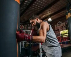 TITLE Boxing Sugar Ray Leonard Throwback Leather Bag Gloves -Sports Boxing SRLTLBGMR 3