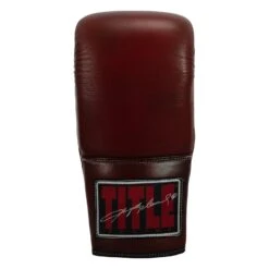 TITLE Boxing Sugar Ray Leonard Throwback Leather Bag Gloves -Sports Boxing SRLTLBG 3