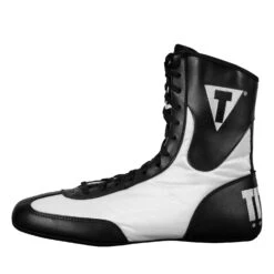 TITLE Boxing Speed-Flex Encore Mid-Top Shoes -Sports Boxing TBS1 BK WH 1