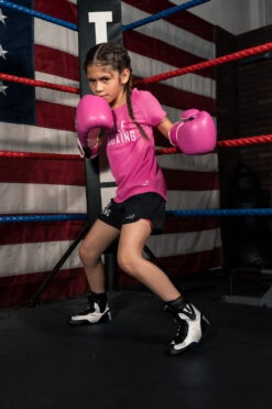 TITLE Boxing Speed-Flex Encore Mid-Top Shoes -Sports Boxing TBS1BK WH