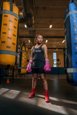 TITLE Boxing Speed-Flex Encore Mid-Top Shoes -Sports Boxing TBS1 2