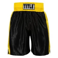 TITLE Boxing Edge Boxing Trunks 2.0 -Sports Boxing TBTC2 BK GD 2