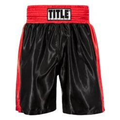 TITLE Boxing Edge Boxing Trunks 2.0 -Sports Boxing TBTC2 BK RD 2