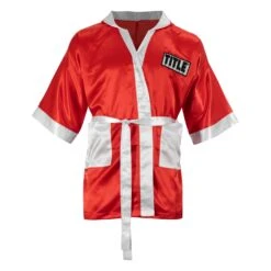TITLE Boxing Pro Fingertip Robe 2.0 38 TITLE Boxing Pro Fingertip Robe 2.0 -Sports Boxing TSRF2 RD WH 1
