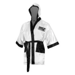 TITLE Boxing Fingertip Robe 32 TITLE Boxing Fingertip Robe -Sports Boxing TSRF2 WH BK 2