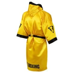 TITLE Boxing Pro Full Length Boxing Robe 34 TITLE Boxing Pro Full Length Boxing Robe -Sports Boxing TSRFL2 GD BK 04