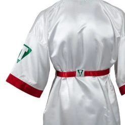TITLE Boxing Pro Full Length Boxing Robe 22 TITLE Boxing Pro Full Length Boxing Robe -Sports Boxing TSRFL2 RD WH GN 05