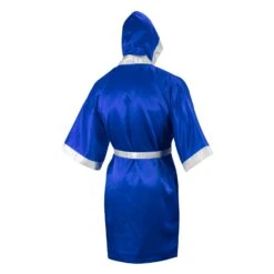 TITLE Boxing Pro Full Length Robe 3.0 -Sports Boxing TSRFL3 BL WH 3