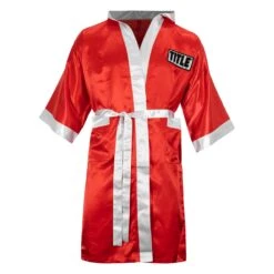 TITLE Boxing Pro Full Length Robe 3.0 -Sports Boxing TSRFL3 RD WH 1