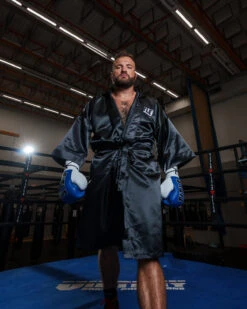 TITLE Boxing Pro Full Length Robe 3.0 -Sports Boxing TSRFL3BK 3