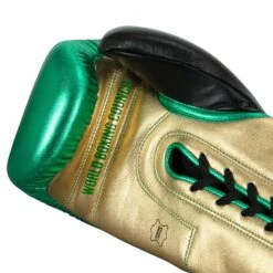 WBC By TITLE Boxing Green Belt Sparring Gloves 31 WBC By TITLE Boxing Green Belt Sparring Gloves -Sports Boxing WGBSG GN GD BK 5