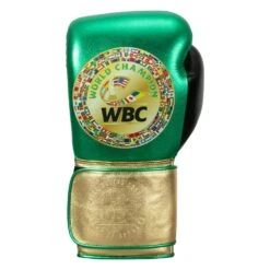 WBC By TITLE Boxing Green Belt Training Gloves 1.0 -Sports Boxing WGBTG GN GD BK 3