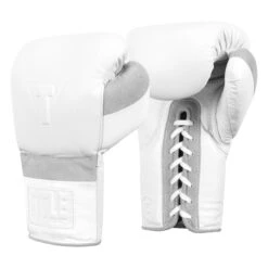 TITLE White Boxing Lace Sparring Gloves 2.0 11 TITLE White Boxing Lace Sparring Gloves 2.0 -Sports Boxing WHSG2 2