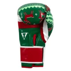 TITLE Boxing Limited Edition Deck The Halls Bag Gloves 12 TITLE Boxing Limited Edition Deck The Halls Bag Gloves -Sports Boxing XMASBG GN 4