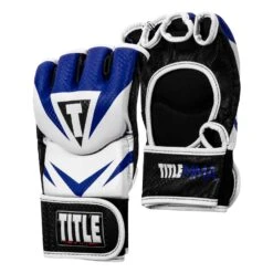 TITLE MMA Command Pro Fight Gloves 28 TITLE MMA Command Pro Fight Gloves -Sports Boxing XMCPFG BL WH 002