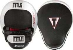 TITLE Boxing Aerovent Anarchy Punch Mitts -Sports Boxing aaspm bk sv 1 3