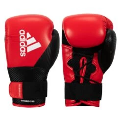 Adidas Hybrid 250 Training Gloves 18 Adidas Hybrid 250 Training Gloves -Sports Boxing adih250tg rd bk 1 1