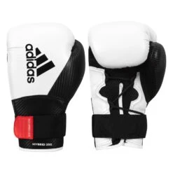 Adidas Hybrid 250 Training Gloves 23 Adidas Hybrid 250 Training Gloves -Sports Boxing adih250tg wh bk 1 1