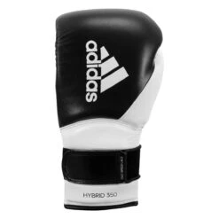 Adidas Hybrid 350 Elite Training Gloves -Sports Boxing adih350tg bk wh 3 2 1