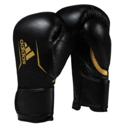 Adidas Speed 175 Leather Training Gloves 17 Adidas Speed 175 Leather Training Gloves -Sports Boxing adisbg175 bk gd 1 3