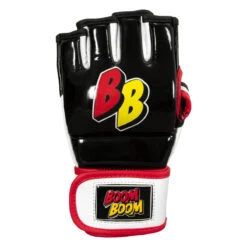 BOOM BOOM Boxing Bomber Youth MMA Gloves 13 BOOM BOOM Boxing Bomber Youth MMA Gloves -Sports Boxing bbmmgy bk wh rd 03