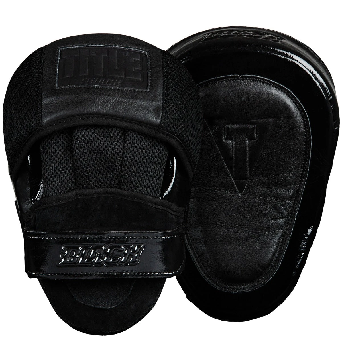 TITLE Black Blast Punch Mitts 1 TITLE Black Blast Punch Mitts