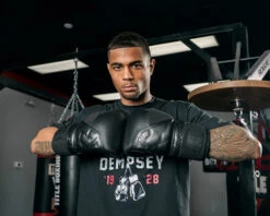 TITLE Black Phantom Bag Gloves 17 TITLE Black Phantom Bag Gloves -Sports Boxing bkpbg bk 1