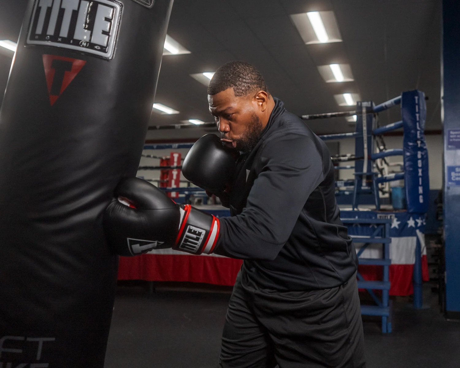 TITLE Boxing Leather Big League Bag Gloves 2 TITLE Boxing Leather Big League Bag Gloves - Image 2