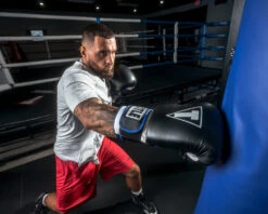 TITLE Boxing Leather Big League Training Gloves 15 TITLE Boxing Leather Big League Training Gloves -Sports Boxing bltg2 bk bl wh 4 1