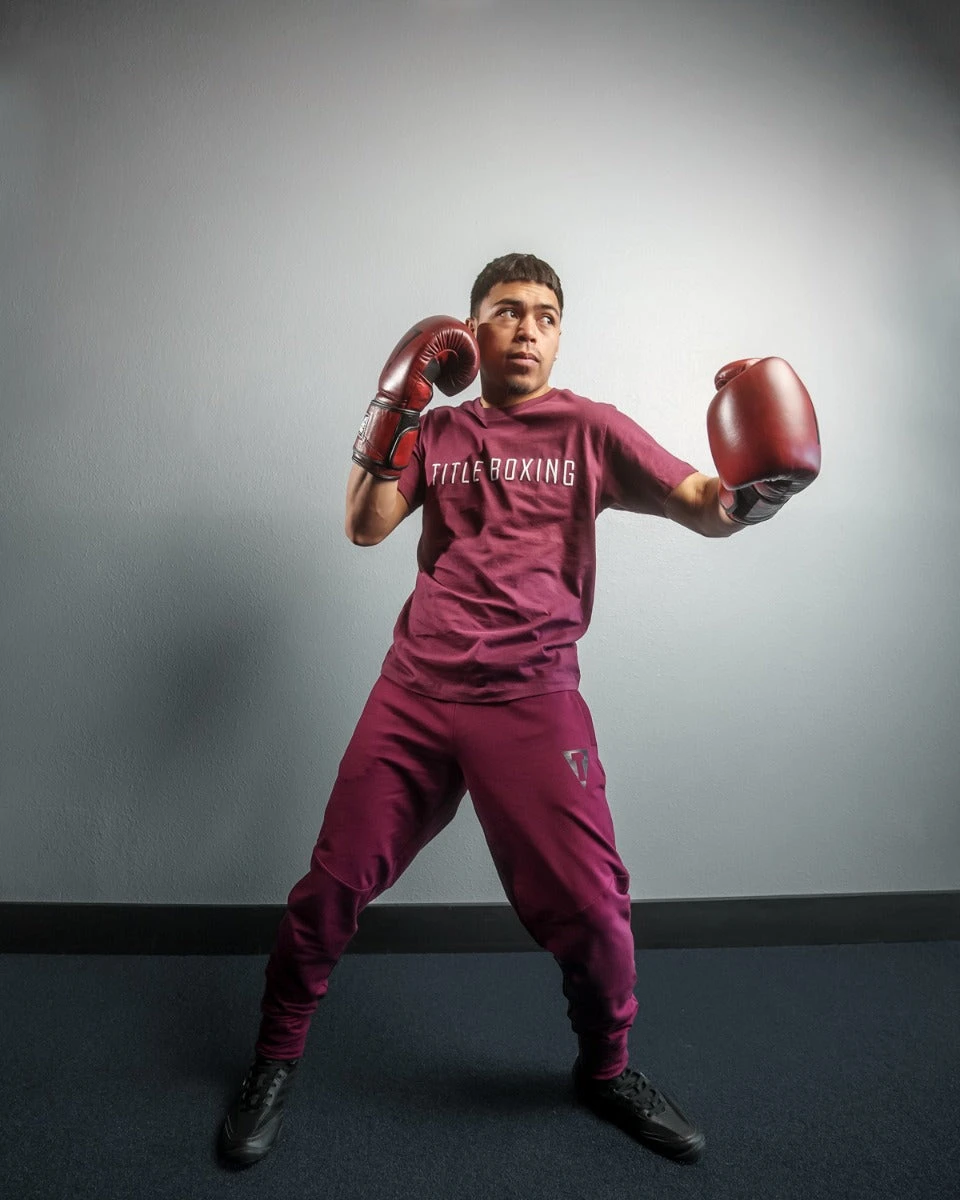 TITLE Boxing Blood Red Leather Bag Gloves 7 TITLE Boxing Blood Red Leather Bag Gloves - Image 7