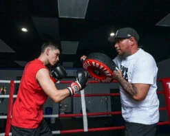 TITLE Boxing Combination Punch Shield -Sports Boxing cbps rd bk 1