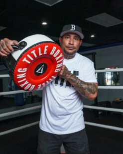 TITLE Boxing Combination Punch Shield -Sports Boxing cbps rd bk 5