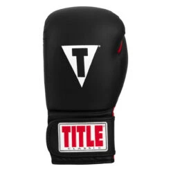 TITLE Classic Fitness Boxing Gloves 22 TITLE Classic Fitness Boxing Gloves -Sports Boxing crbg bk rd 03
