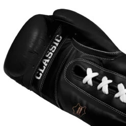 TITLE Classic Leather Lace Training Gloves 2.0 -Sports Boxing ctsgl2 bk 05