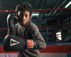 TITLE Classic Leather Elastic Training Gloves 2.0 -Sports Boxing ctsgv22 bk