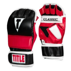 TITLE Classic Wristwrap Heavy Bag Gloves -Sports Boxing cwhbg3 rd bk 2 1