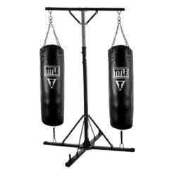 TITLE Boxing Double Trouble Heavy Bag Stand (Without Heavy Bag) -Sports Boxing dthbs 03