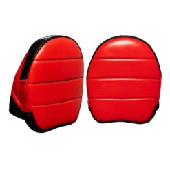 TITLE Boxing Fighting Fresh Leather Punch Mitts -Sports Boxing ffpm bk rd 3