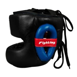 Fighting Leather No Contact Headgear -Sports Boxing ffshg2 bk 3