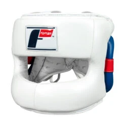 Fighting Leather No Contact Headgear -Sports Boxing ffshg2 wh 1