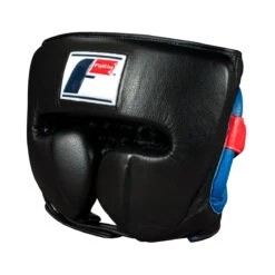 Fighting Leather Sparring Headgear 18 Fighting Leather Sparring Headgear -Sports Boxing flshg2 bk 1