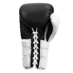Fighting Tri-Tech Tenacious Lace Training Gloves -Sports Boxing fs3ttgl bk wh 004
