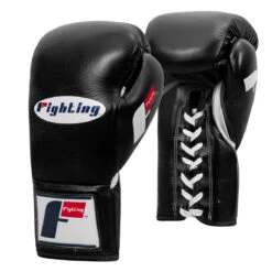 Fighting Fearless Certified Pro Fight Gloves II 22 Fighting Fearless Certified Pro Fight Gloves II -Sports Boxing fspfg2 bk 02