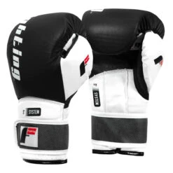 Fighting S2 GEL Power Sparring Gloves 15 Fighting S2 GEL Power Sparring Gloves -Sports Boxing fspgsg bk wh 002